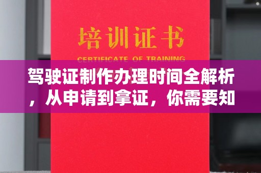 龙岩驾驶证制作办理时间全解析，从申请到拿证，你需要知道的一切
